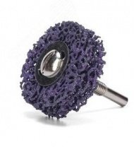 Круг коралловый для дрели 50х15х8мм фиолетовый шлифовальный круг "РОСОМАХА"