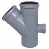 Крестовина канализационная 1-плоск, 110х110х50мм, 45 град., РосТурПласт, 36469