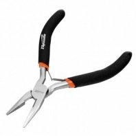 Длинногубцы 130мм, никелированные, мини, прямые, авторазжим Sparta (тонкогубцы)