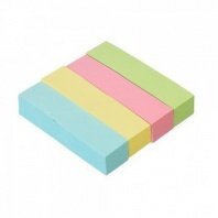 Закладки с клеевым краем бумажные 50x12мм, 4x100 листов, 4 цвета ClipStudio