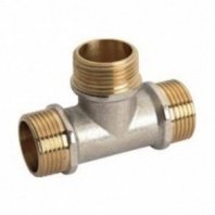 Тройник 1/2", Ду15, Ш-Ш-Ш, латунь, Frap