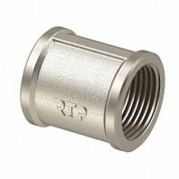Муфта 1/2", Ду15, никелированная RTP