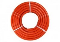 Шланг полив. 4-х слойный 3/4 25м армир., ПВХ, оранж+черн, без примес. Sturm