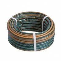 Шланг полив. 3-х слойный 3/4 25м армир., зеленый, 1,85мм, D "ЛЮКС" ПВХ