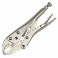 Зажим ручной 180мм изогнутые губки, полукруглый захват Bartex