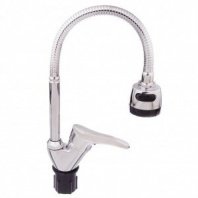 Смеситель для кухни, Эверест, гибк излив, с картриджем, хром, B58-214M