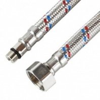 Подводка для смесителя 0,5м 1/2", М10, пара, сталь, ELKA