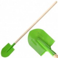 Лопата штыковая, сталь, 1.5х200х1400 мм, чер дерев, Клевер, усиленная