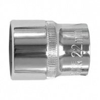 Головка 1/2" 6гр. 22мм FLANK. с насеч. CrV