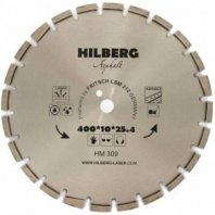 Алмазный диск сегмент 400х25,4мм, для асфальта, Hard Materials Лазер, Hilberg