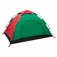 Палатка 2-мест, Автомат, 200х145х125см, нейлон 170T, дно оксфорд 210D, 3 цвета РУССО ТУРИСТО