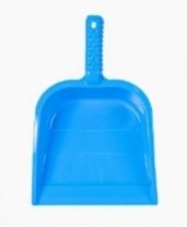 Совок для мусора пластик, короткая ручка,Чистота (Голубой) 3275 (шт.)