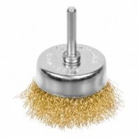 Щетка для дрели 65мм, чашка пушистая со шпилькой РемоКолор