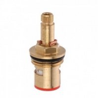 Кран-букса для смесителя 1/2", 24шл., шток 8х6мм, 90°, металлокерамика