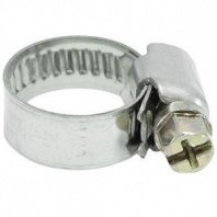 Хомут червячный 10-18мм, 5шт. накатный, нерж.сталь, Политех