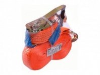 Стяжка груза 8м, храповый механизм, шир. ленты 50мм, 5т, с крюком, PRO STARTUL