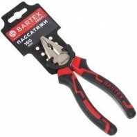 Пассатижи 160мм 2К рукоятки, Профи Bartex