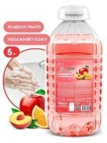 Жидкое крем-мыло 5кг MILANA эконом Fresh Fruits (ПЭТ) GRASS