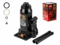 Домкрат гидравлический бутылочный 6 т, h подъема 200-405мм, STARTUL AUTO