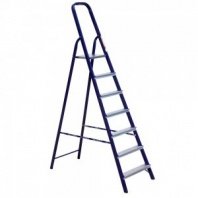 Лестница стремянка 7 ст, стальная (сталь+алюм. ступени) Алюмет