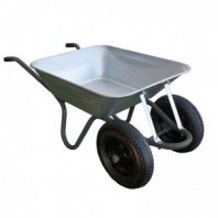 Тачка 2-кол строительная 110л 280кг на пневмоколесе 4,00-8-20 (380мм), кузов 0,7мм Yard