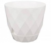 Горшок д/цветов Laurel D277мм 9,3л с поддоном белый*10 7493