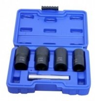 Набор экстракторов внешних 5 пр. (17, 19, 21, 22 мм Х 1/2") БМ