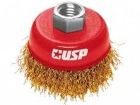 Корщетка-чашка 100 мм, волнистая, с наклоном, гайка М14