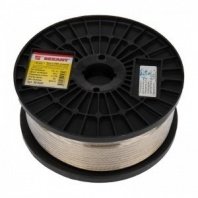 Трос для растяжки в оплетке 4 100м ПВХ прозрачный REXANT