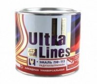 Эмаль ПФ-115 хаки 1,8кг, ULTRA LINES