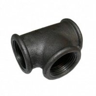 Тройник 3/4", Ду20, чугун, внутр рез, STI