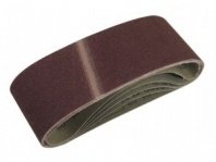 Лента шлифовальная 75х457 мм, Р60, 5шт, тканевая основа, InWork