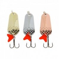 Блесна колеблющаяся, тип Шторлинг, 15гр, 3 цвета AZOR FISHING камуфляж
