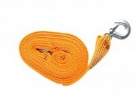 Трос буксировочный 5т, 5м, шириной 50мм с крюками, МАЯКАВТО