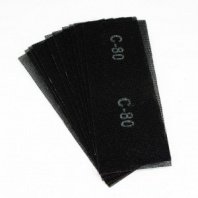 Сетка абр. №80 115х280мм 10шт (оксид алюминия) водостойкая двусторонняя Bohrer