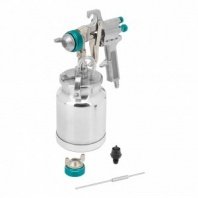 Краскораспылитель 1000мл нижний бачок, профессиональный, всасывающего типа, сопло 1,8 мм и 2,0 мм Stels