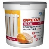 Эмаль для радиаторов белая 2,5кг, акрил, глянцевая, Ореол