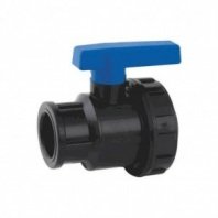 Кран шаровой ПНД 1" 1/2, внутр рез, РосТурПласт