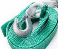 Трос буксировочный 5т, 5м, с крюками, супер усиленный СЕРВИС КЛЮЧ