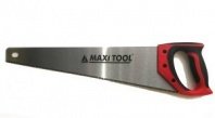 Ножовка по дереву 450мм, средний зуб, 7 TPI, зуб 3,5мм, ср.зуб, 3D, двухкомп. рукоятка, MaxiTool