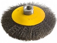 Щетка металл. для УШМ 115мм/М14 дисковая пушистая InWork