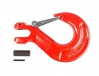 Крюк с вилочным креплением и защелкой TOR г/п 5,3 тн (D), шт