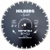Алмазный диск сегмент 500х25,4мм, для асфальта, Hard Materials Лазер, Hilberg