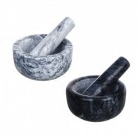 Ступка с пестиком, 11,5x6см, мрамор, 2 цвета VETTA