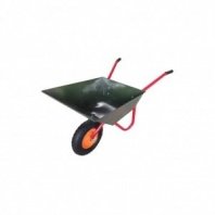 Тачка 1-кол строительная 110л 220кг на пневмоколесе 4,00-8-12, сталь, 1 мм, сварн кузов, ВГ, ТСО-