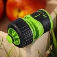 Соединитель быстросъемный 3/4", автостоп для шланга, с замком, Grandy, 3053