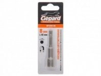 Бита с торцевой головкой 13х65мм, 1шт, магнитная GEPARD (GP3204-65) (Hex Shank Hexagon