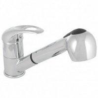 Смеситель для кухни, Frap, выдвиж излив, с картриджем, хром, F6002-B