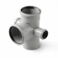 Крестовина канализационная 2-плоск, 110х50х50мм, 90 град., левый-правый, ProAqua