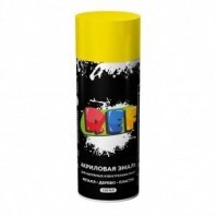 Эмаль желтая флуоресцентная 520мл акриловая, REF